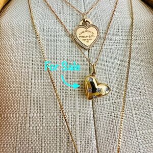 Tiffany & Co Rose Gold Diamond Etoile Heart